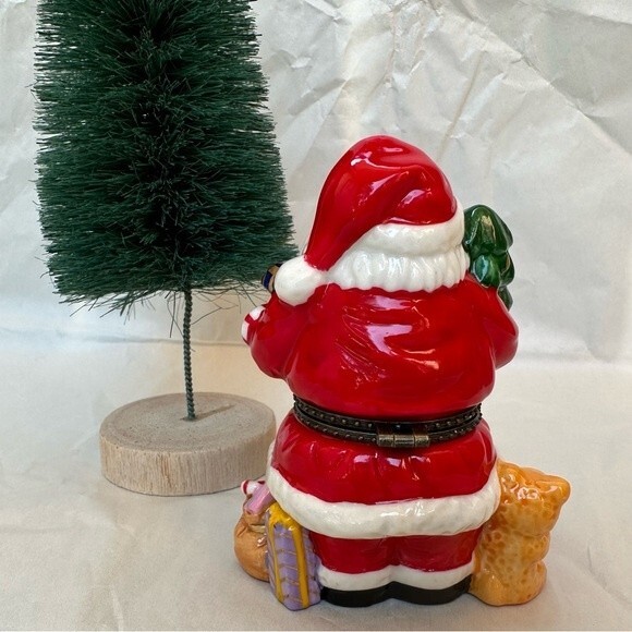 Santa Xmas Trinket Box - Picture 10 of 11